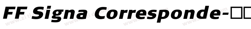 FF Signa Corresponde字体转换